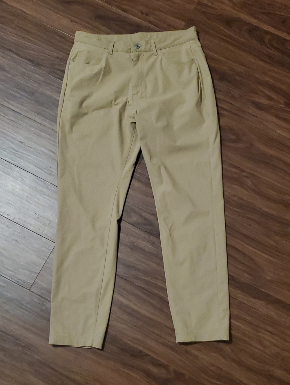 Fabletics Men's Chino Pants in Khaki Tan